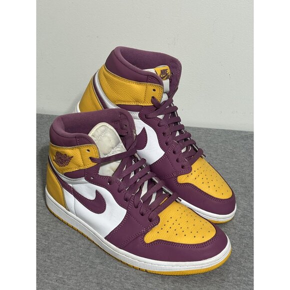 Air Jordan 1 Retro High OG Shoes Mens Size 11 Lakers 555088-706 - Picture 3 of 16